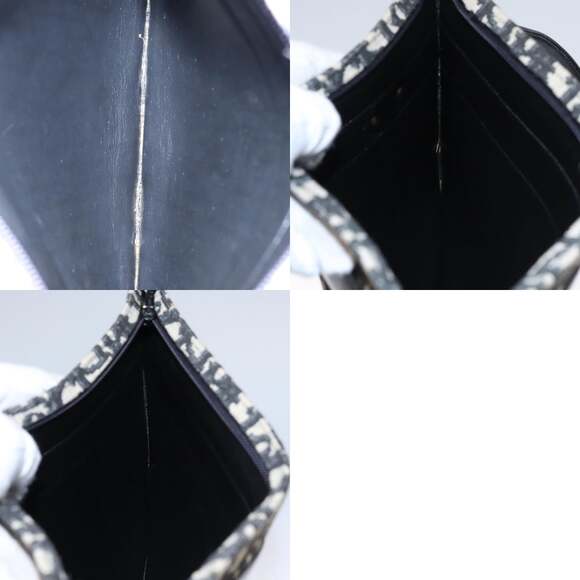 DIOR Trotter Canvas Shoulder Bag Navy - Picture 12 of 12